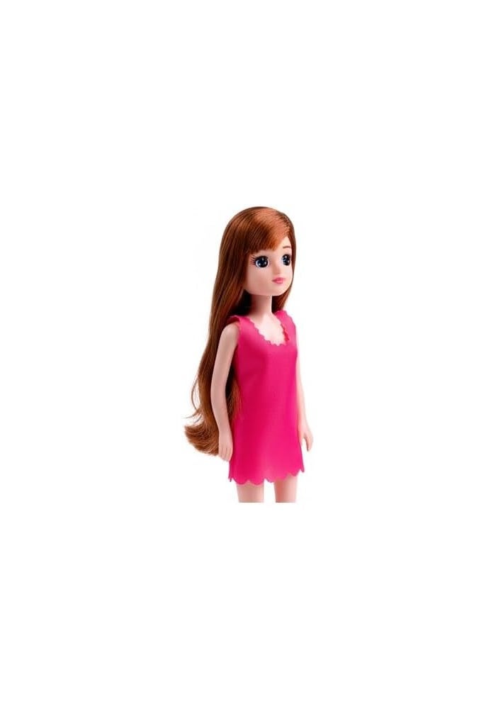 Daiso Dressing Doll – Pink Toy for Kids’ Dress-Up Play - Image 3